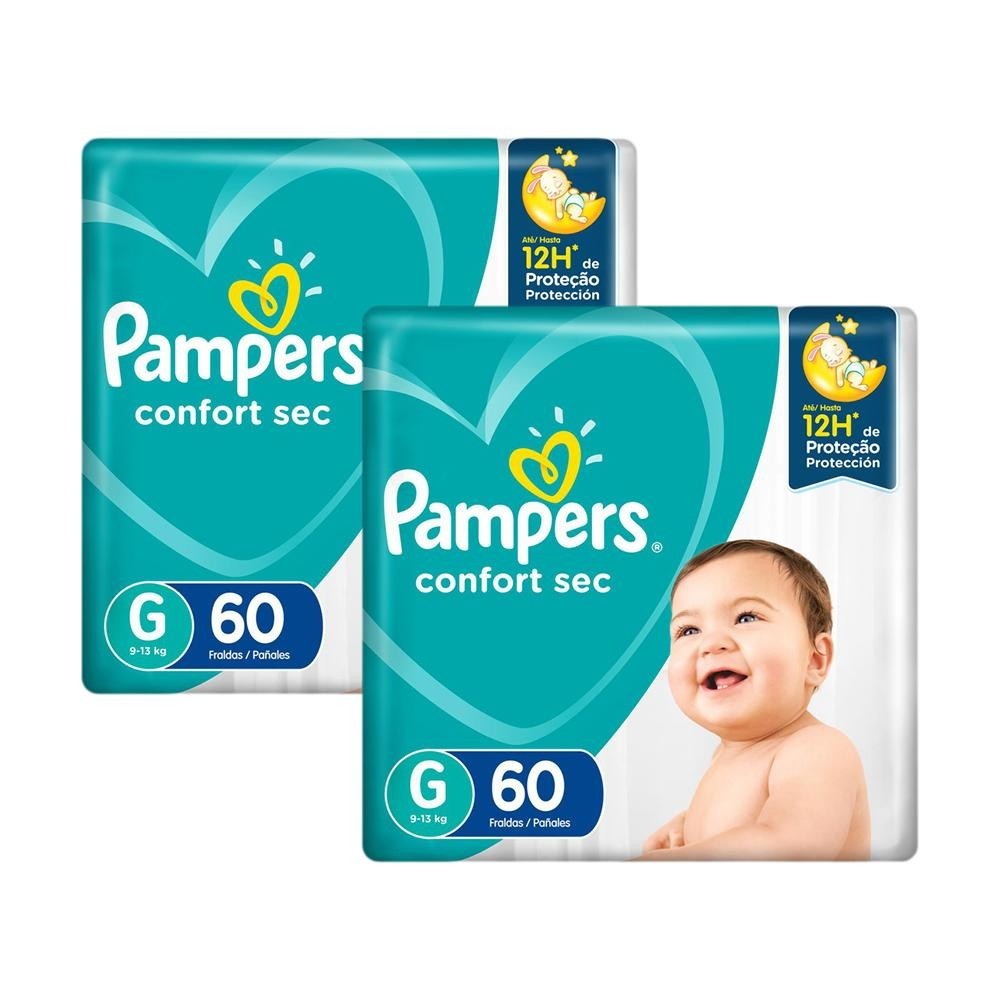 Pampers 120 unidades por R$119