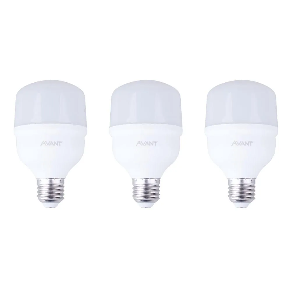 Kit com 3 Lâmpadas de Led 20W Avant Branca Bivolt