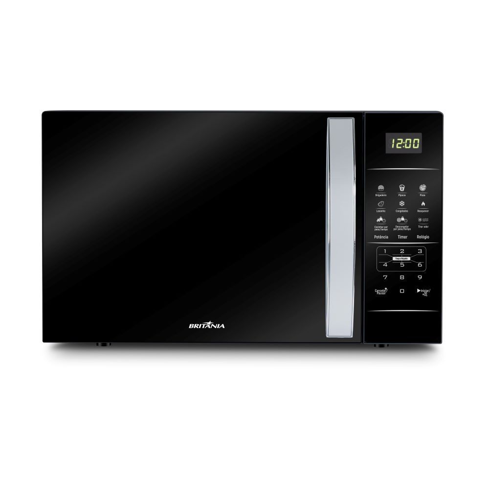 Micro-ondas Britânia Branco e Preto 34 Litros 127V BMO34PB