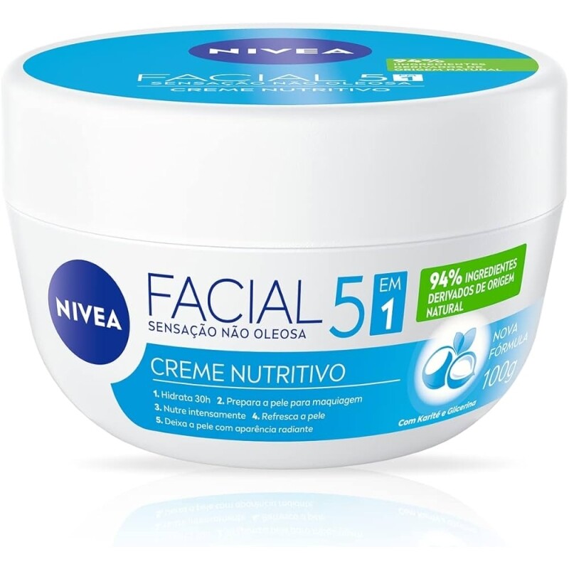 Creme Hidratante Facial Nutritivo 100g - Nivea