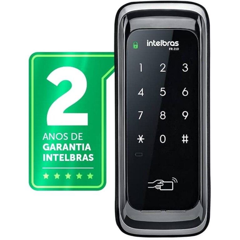 Fechadura Digital FR 210 Preto Intelbras