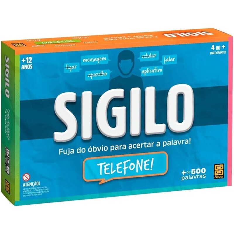 Jogo de Tabuleiro Sigilo - Grow