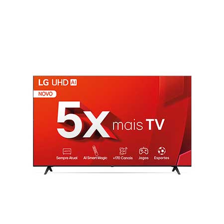 Smart TV 55'' LG UHD UT80 4K - 55UT8050PSB