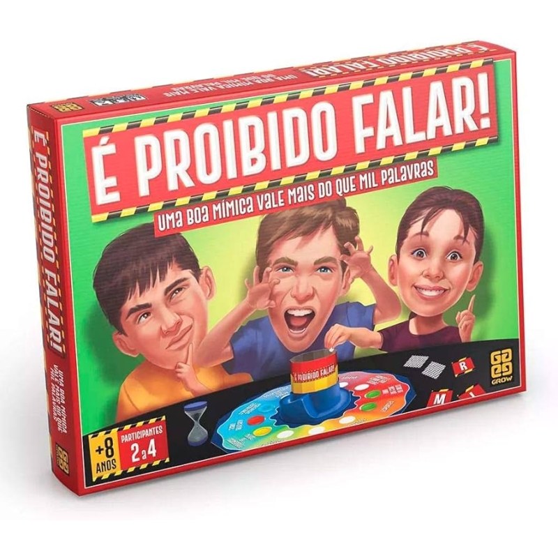 Jogo de Tabuleiro É Proibido Falar - Grow