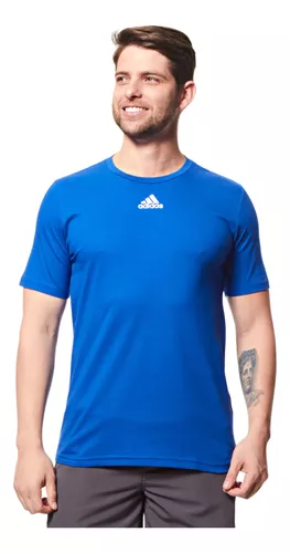 Camiseta Masculino Small Logo T Gola Careca adidas