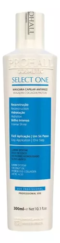 Prohall Progressiva Sem Formol Escova Select One Máscara Capilar Antifrizz 300ml
