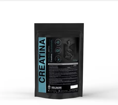 Creatina Monohidratada 150g - 100% Pura Importada - Soldiers Nutrition