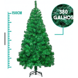 Arvore Natal 150cm com 380 Galhos Pé de Ferro Sodalita