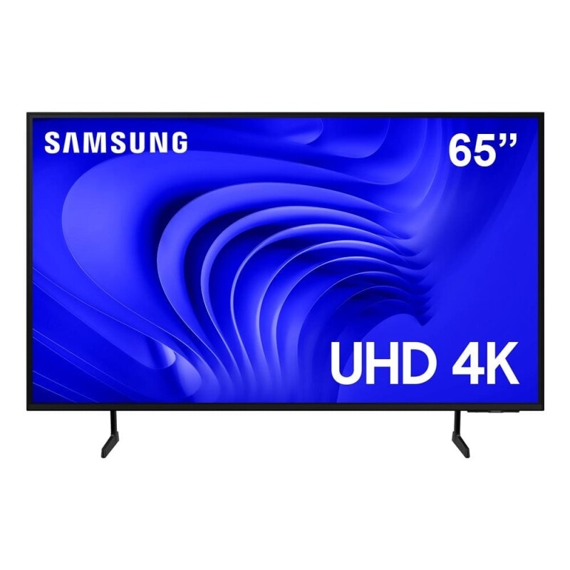 Smart TV 65" 4K Samsung LED Crystal 4K Gaming Hub AI Energy Mode Alexa built-in Wi-Fi - 65DU7700