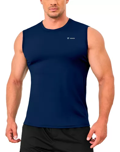 Regatas Masculina Lisa 100% Algodão Camisetas Treino Voker