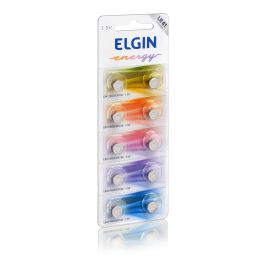 [10 Unidades] Bateria Elgin Alcalina Energy LR41 Tensão 1,5V Blister