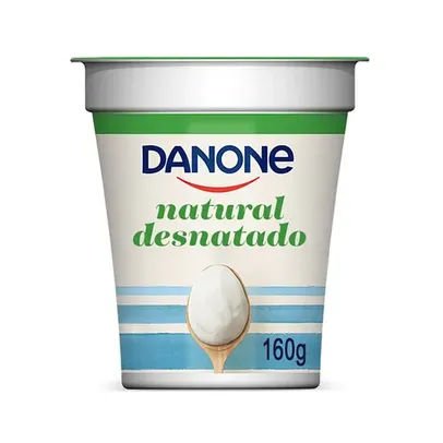 [LEVE 4, PAGUE 3 = R$ 2,39 a unidade] Iogurte DANONE Natural Desnatado 160 g