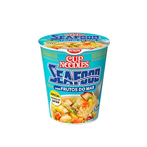 (+ Por - 3,10$) Cup Noodles Sabor Frutos Do Mar Nissin 65g