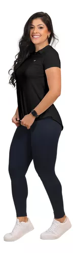 Camisetas Feminina Tapa Bumbum Proteção Uv Academia Treino