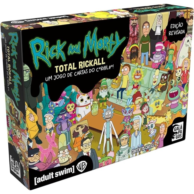 Jogo de Tabuleiro Rick e Morty: Total Rickall - Galápagos Jogos