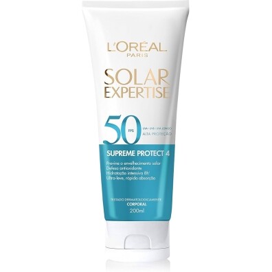 Protetor Solar L'Oreal Paris Expertise Supreme Protect 4 FPS 50 - 200ml