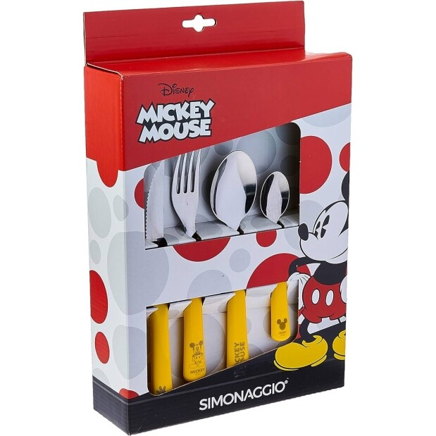 Conjunto de Talheres 24 Peças Disney/Mickey Simonaggio