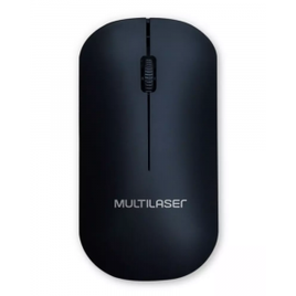 Mouse Sem Fio 2.4GHZ 1200DPI Usb Preto Multilaser - MO307