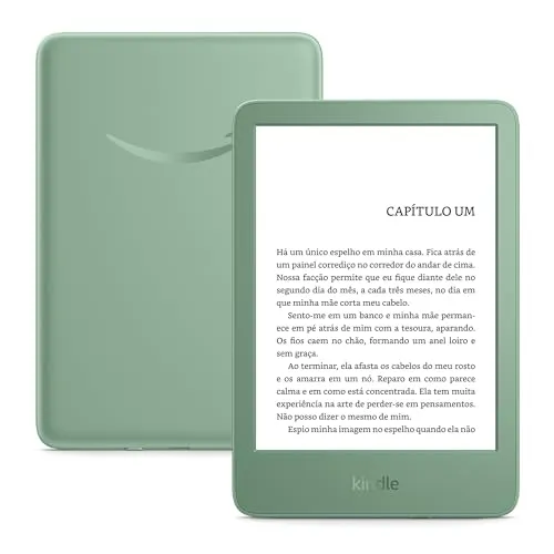 Novo Kindle (16 GB - modelo 2024) - Leve e compacto, com tela antirreflexo, trocas de pág