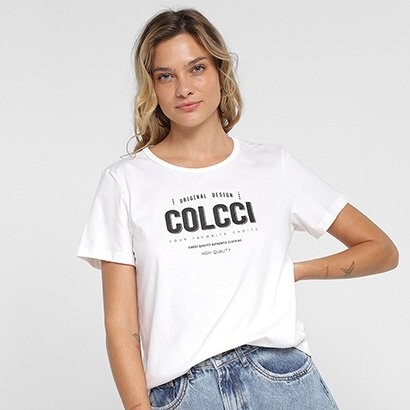 Camiseta Colcci Logo - Feminina