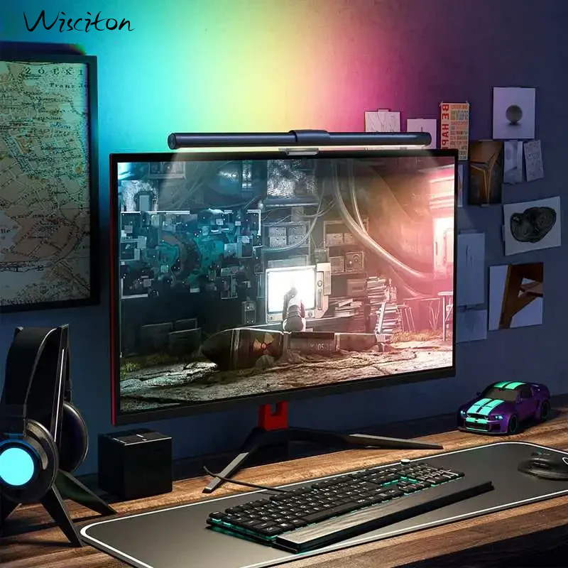 (Moedas) Barra de LED Para Monitor com Iluminação RGB