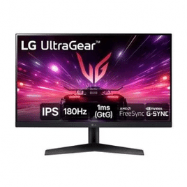 Monitor Gamer LG Ultragear 24'' FHD 144hz 1ms Ips HDMI e Displayport 99% SRGB HDR Freesync Premium VESA - 24GN60R-B.AWZM