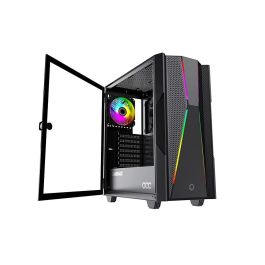 Gabinete Gamer Gamemax Typhoon LED ARGB 1 Fan COC Turbo USB