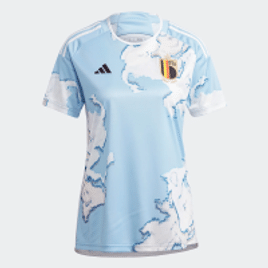 Camisa Bélgica Away 23/24 s/nº Torcedor Adidas Feminina