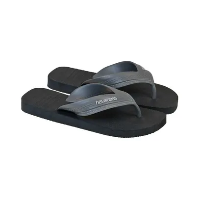 Chinelo Hybrid City Havaianas Grafite Preto