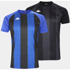 Kit Camisas Kappa Fardamento Verticale 2 Peças Masculino