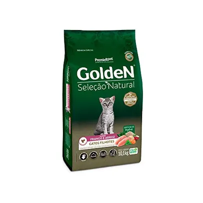 [ PRIME ] Ração Premium Golden Seleção Natural para Gatos Filhotes Sabor Frango - 10,1kg Premier Pet - Sabor Sem sabor