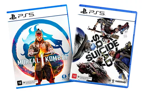 Kit Jogo Suicide Squad Kill The Justice League + Mortal Kombat 1 - PS5