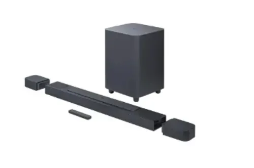 Soundbar JBL Bar 800, Bluetooth, 360W RMS, Subwoofer Sem Fio, 5.1.2 Canais - JBLBAR800PROBLKBR