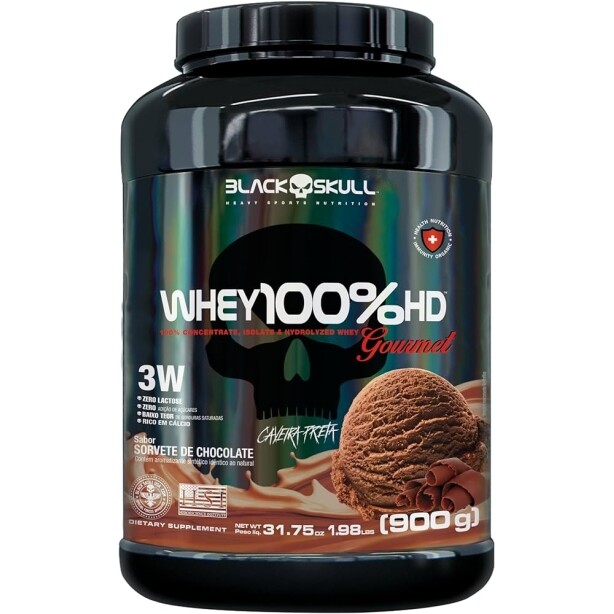 Whey Black Skull 100% HD Gourmet - 900g