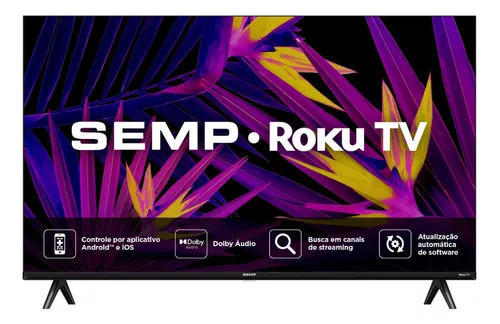 Smart Tv Semp Led 32'' Hd Roku Tv - R6610