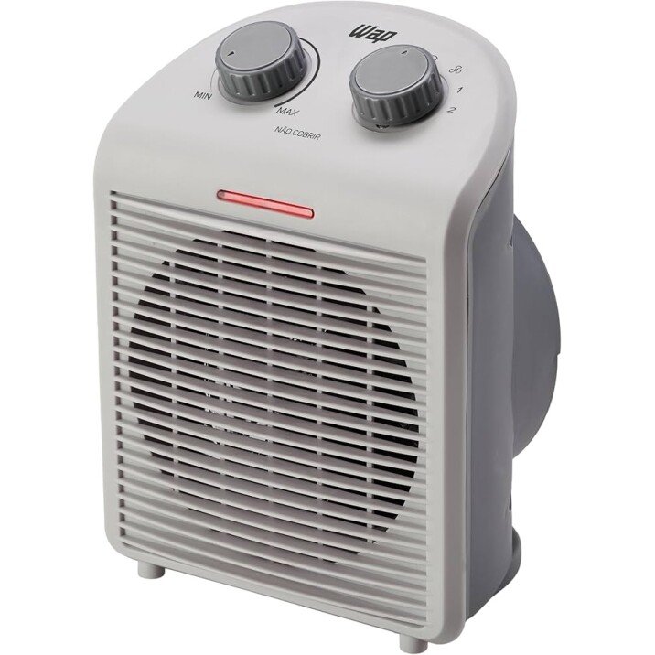 WAP AIR HEAT Aquecedor de Ambientes Elétrico Portátil 3 em 1 Com Ventilação 1500W Triplo Sistema de Segurança 220V