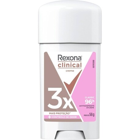 Rexona Clinical Antitranspirante Creme Classic 58g