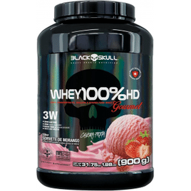 WHEY 100% HD GOURMET MORANGO 900G