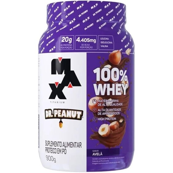 Whey Protein Max Titanium X Dr. Peanut - 900g