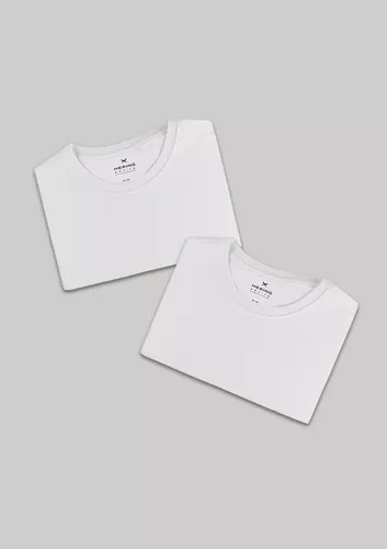 Kit com 2 Camisetas Masculinas Básicas Hering