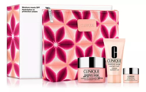 Kit Clinique Rotina De Hidratação Moisture Surge Com Fps