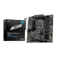 Placa Mãe MSI PRO B760M-A, Intel, M-ATX, DDR5, Wi-Fi - PRO B760M-A WIFI