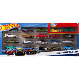 Brinquedo Hot Wheels Pacote 20 Carros Mattel - H7045