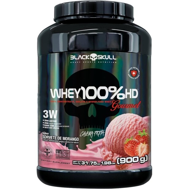 Whey Protein Black Skull 100% HD - 900g