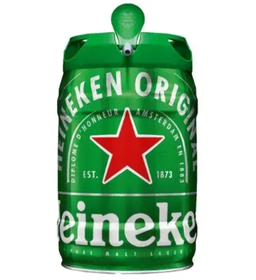 [Leve 2/ APP Cada R$ 79] Cerveja Heineken Pilsen Barril 5L