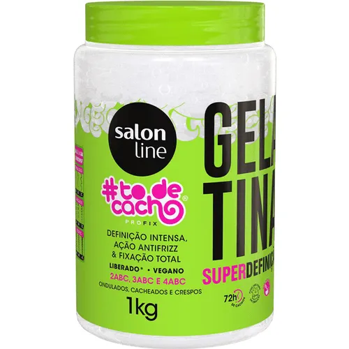 Gelatina Capilar Salon Line #To De Cacho Super Definição 1kg