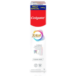 Pasta de Dente Colgate Total Clean Mint com Flúor de 140g