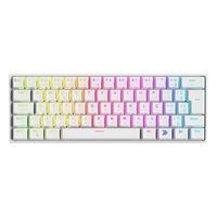 Teclado Mecânico Gamer KBM! GAMING TG600 Branco 60% e ABNT2 RGB Switch Gateron Blue - KGTG600BRAZ