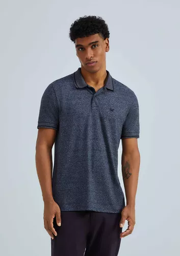 Camisa Polo Básica Masculina Em Malha Texturizada Hering