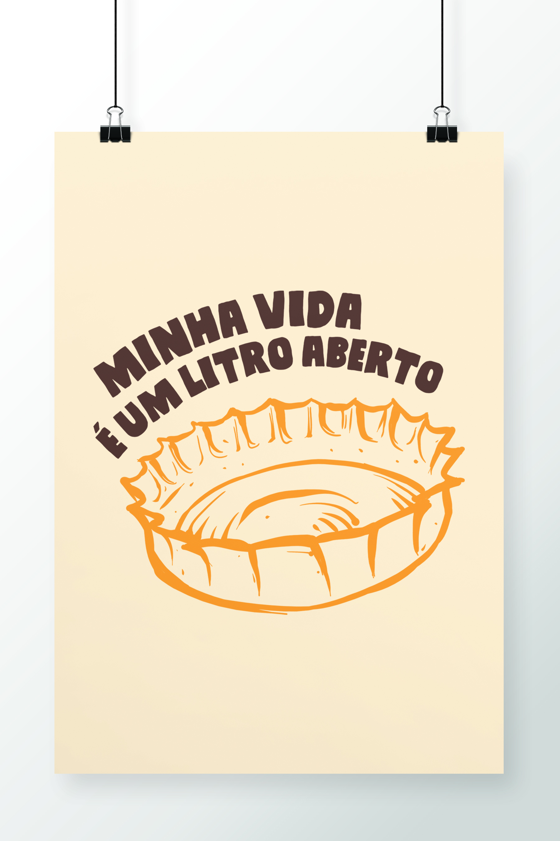 Poster Litro Aberto - Estúdio da Chico Rei